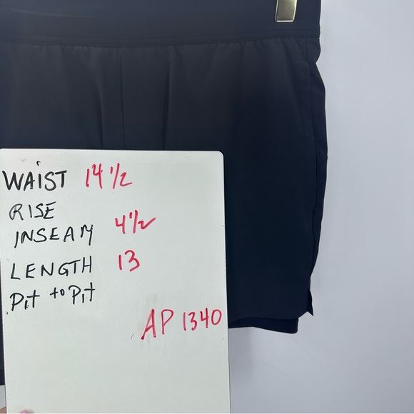 Centric Black Shorts with Spandex Womens Small Black Running Hiking Tennis Golf - Picture 9 of 9